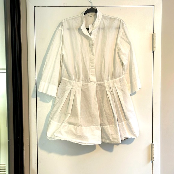 Vince | Dresses | Vince Fitted Band Collar Mini Dress | Poshmark